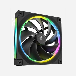 DeepCool FL14 Ventilateur 140mm pour Boîtier PC - 500-1700 RPM, 66.59 CFM, 2.37 mmH2O, FDB, LED RGB 42, 4-Pin PWM, 12V Noir (R-FL14-BKAPN1-G) - Miniature 4