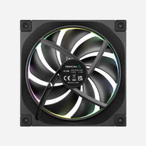DeepCool FL14R Ventilateur 140mm PWM FDB 500-1700RPM 64.56CFM 32.96dB avec LED RGB 42x 3-pin pour Boitier PC (R-FL14R-BKAPN1-G) - Miniature 3