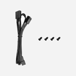 DeepCool FL14R Ventilateur 140mm PWM FDB 500-1700RPM 64.56CFM 32.96dB avec LED RGB 42x 3-pin pour Boitier PC (R-FL14R-BKAPN1-G) - Miniature 5