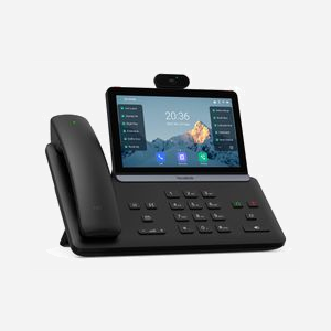 Yealink SIP-T88V Pro : Téléphone IP Android 13, écran tactile 7" 1024x600, WiFi 6, Bluetooth 5.0, Gigabit Ethernet, PoE, caméra 5MP, 16 comptes VoIP - Miniature 2