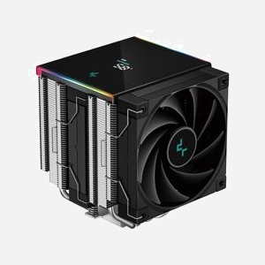 DeepCool AK620 Digital SE Refroidisseur d'air CPU Noir/Blanc, 2x120mm, 500-1850RPM, 68.99 CFM, 28dB, LGA1700/AM5, 6 Heatpipes, Écran intégré