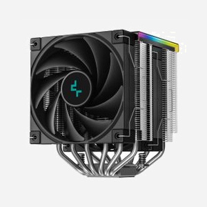 DeepCool AK620 Digital SE Refroidisseur d'air CPU Noir/Blanc, 2x120mm, 500-1850RPM, 68.99 CFM, 28dB, LGA1700/AM5, 6 Heatpipes, Écran intégré - Miniature 2