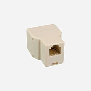 InLine 69999B - Changeur de genre RJ12 Femelle vers 2 x RJ12 Femelle - Blanc - Connecteurs RJ12 Femelle - Poids 10g - Dimensions packaging 70x123x22mm - Miniature 2