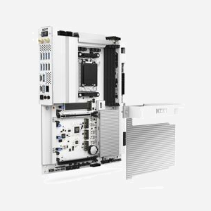 Carte Mère NZXT N9 X870E AMD X870E Socket AM5 ATX DDR5 Wi-Fi 7 (802.11be) 5GbE Realtek ALC4082 Ports USB 3.2 Gen 2x2 & USB4 Gen 3x2 - Miniature 3