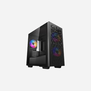 DeepCool MATREXX 40 3FS Micro Tower Noir (DP-MATX-MATREXX40-3FS) Micro ATX/Mini-ITX, 2x120mm avant, 1x120mm arrière, USB 3.2 Gen 1, Acier/ABS/Verre Trempé