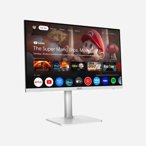 Écran PC MSI Modern MD272UPSW 27" 4K UHD IPS 3840x2160 4ms GTG 300cd/m² DCI-P3 98% HDMI/DisplayPort/USB Hub/WiFi/Bluetooth Blanc - Miniature 2