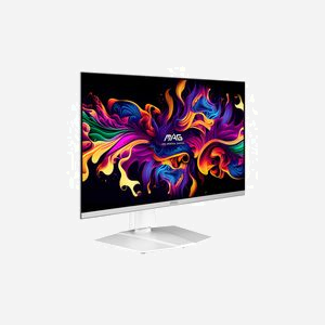 MSI MAG 272QPW QD-OLED X28 : Écran PC Plat 26.5" WQHD (2560x1440) QD-OLED, 0.031ms GTG, 280Hz, DisplayHDR 400 True Black, DCI-P3 99%, Blanc - Miniature 3