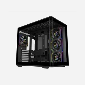 Cooler Master Elite 600 Tower PC Noir/Transparent - ATX/microATX/Mini-ITX, 3x120mm latéraux, 1x120mm arrière, USB 3.2 Gen 1/Gen 2x2, SPCC/Acier/Verre trempé - Miniature 2