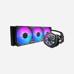 Cooler Master MasterLiquid Atmos II 360 VRM Fan Noir - Kit Refroidissement Liquide CPU - Socket LGA 115x/1200/1700/AM4/AM5 - 3x120mm 322.8 m³/h