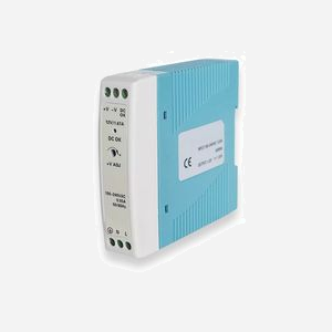 Teltonika PR3PDNP0 Alimentation Intérieure 20W 100-240V CA vers CC, Sortie 12V 1.67A, Bleu/Blanc, 22.5x90x100mm, Certification EN60950-1