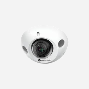 TP-Link VIGI C230I MINI (2.8mm): Caméra IP Dôme 3MP Int/Ext, PoE, IR 30m, H.265+, MicroSD, DWDR, Audio, RJ45, IK08, Objectif 2.8mm, CMOS 1/2.8"
