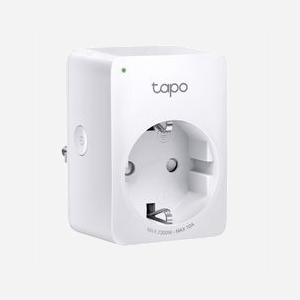 TP-Link TAPO P100M Prise Intelligente Wi-Fi & Bluetooth 2.4GHz, 2300W Max, Type F, 100-240V, Compatible Amazon Alexa & Google Assistant, Blanc - Miniature 1