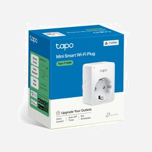 TP-Link TAPO P100M Prise Intelligente Wi-Fi & Bluetooth 2.4GHz, 2300W Max, Type F, 100-240V, Compatible Amazon Alexa & Google Assistant, Blanc - Miniature 2