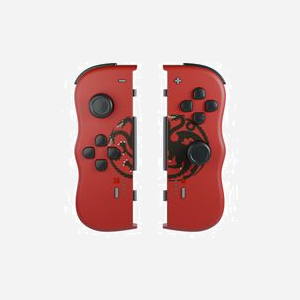 Manette de Jeu Lexip Targaryen Noire et Rouge, Bluetooth, pour Nintendo Switch/OLED, Gyroscope, Batterie 300mAh, 120x30x132mm - Miniature 1
