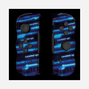 Lexip CRXLXTP0002 : Manette de jeu sans fil Nintendo Switch 2, Analogique/Numérique, 6 axes, Vibration, Gyroscope, Batterie 300mAh, Câble 0.8m, Noir/Bleu