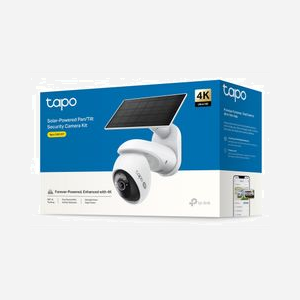 TP-Link Tapo C660 KIT Caméra IP Extérieure 8MP 3840x2160 CMOS 1/2.7" Wi-Fi, PoE, IR 12m, Objectif Fixe 4mm, IP65, Compatible Alexa/Google Assistant - Miniature 3
