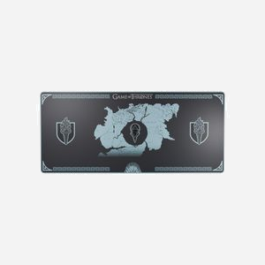 Lexip Tapis de souris XXL Game of Thrones Night King Edition, 900x400x4mm, Néoprène, Base Antidérapante, Noir/Bleu, Coloration Image, Référence TSXLXMP0008