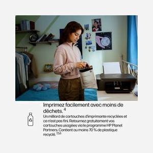 HP DeskJet 2910 All-in-One - Impression Couleur Jet d'Encre Thermique 4800x1200 DPI, Scanner 1200 DPI, Wi-Fi, 64 Mo, HP Instant Ink, Windows/macOS - Miniature 4