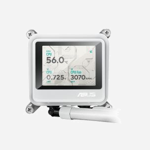 ASUS Refroidisseur liquide All-in-One MAX LC 360 ARGB LCD White Edition, radiateur 394mm, 3 ventilateurs 120mm (0-2500RPM, 70.88 CFM), sockets LGA 1700/1851, AM4/AM5 - Miniature 4