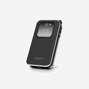 Emporia JOY V228.V3.BK.01 Téléphone Clapet 2.8" 240x320, Écran Externe 1.1" 128x36, 2MP, Bluetooth 2.1, 1300mAh, IP54, 2G, USB Type-C - Miniature 3