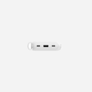 Belkin BPB028hqWH Batterie Externe 20000 mAh, 1x USB-A, 2x USB-C, Recharge Secteur, Ecran Intégré, Protection Surchauffe, Blanc, Câble USB-C inclus - Miniature 4