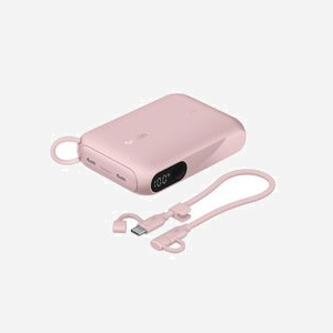 Belkin BPB027HQPK - Batterie Externe 10000mAh Rose, 2x USB Type-C, Écran Intégré, Compatible Mobile/Tablette, Protection Surchauffe, 71x103.9x25.1mm - Miniature 2