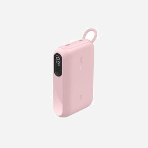 Belkin BPB027HQPK - Batterie Externe 10000mAh Rose, 2x USB Type-C, Écran Intégré, Compatible Mobile/Tablette, Protection Surchauffe, 71x103.9x25.1mm - Miniature 5