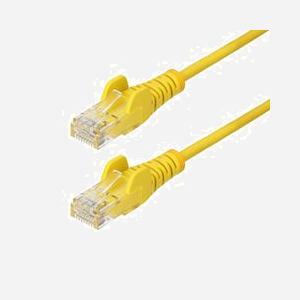 StarTech.com Câble Ethernet CAT6 1.5m Jaune U/UTP 28AWG Cuivre, RJ45 Mâle/Mâle, LSZH, 100W PoE++, Contrôlé Fluke, Contacts Or