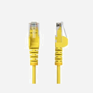 StarTech.com Câble Ethernet CAT6 1.5m Jaune U/UTP 28AWG Cuivre, RJ45 Mâle/Mâle, LSZH, 100W PoE++, Contrôlé Fluke, Contacts Or - Miniature 2