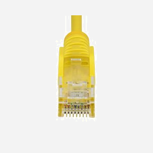StarTech.com Câble Ethernet CAT6 1.5m Jaune U/UTP 28AWG Cuivre, RJ45 Mâle/Mâle, LSZH, 100W PoE++, Contrôlé Fluke, Contacts Or - Miniature 4