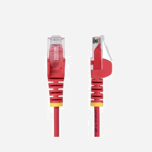 Câble Ethernet StarTech.com CAT6 Rouge 1m Slim, U/UTP, LSZH, 28AWG Cuivre, RJ45 Mâle-Mâle, 100W PoE++, Testé Fluke, 10/100/1000Base-T(X) - Miniature 2