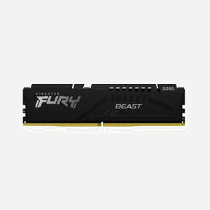 Kingston FURY Beast 64Go (2x32Go) DDR5-5600 CL40 DIMM 288-pin Kit, Radiateur Noir, Intel XMP 3.0 & AMD EXPO, ODECC, 1.25V - KF556C40BB2K2-64 - Miniature 3