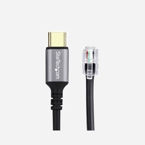 StarTech.com Adaptateur USB-C vers RJ9 - Câble 1.8m, USB 2.0, Realtek ALC5686, Compatible Windows/macOS/Android/iOS/iPadOS - UR9-HEADSET-ADAPTER - Miniature 2