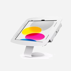 Compulocks Support Antivol Tablette 10.9" iPad 10th Gen (A2757, A2777) Blanc, VESA 75/100, Aluminium/Acier, Dimensions 309.6 x 121.4 x 171.6 mm