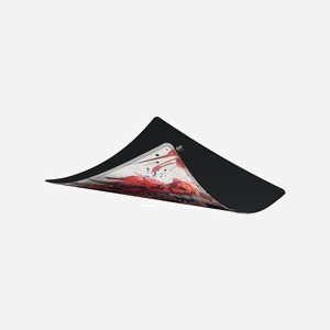CHERRY XTRFY GP6 Tapis de souris gaming multicolore 460x400x4mm, surface image, base caoutchouc antidérapante, bords cousus, taille L, lavable, 370g - Miniature 3