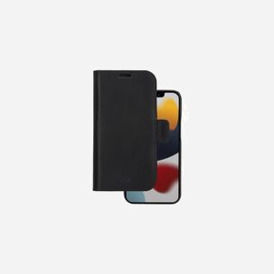 dbramante1928 Lynge Étui Portefeuille Cuir Noir pour iPhone 12/12 Pro 6.1" (15.5cm), Fermeture Magnétique, 3 Compartiments Cartes, 82x21x155mm - Miniature 1