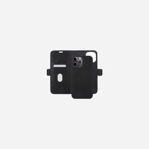 dbramante1928 Lynge Étui Portefeuille Cuir Noir pour iPhone 12/12 Pro 6.1" (15.5cm), Fermeture Magnétique, 3 Compartiments Cartes, 82x21x155mm - Miniature 2
