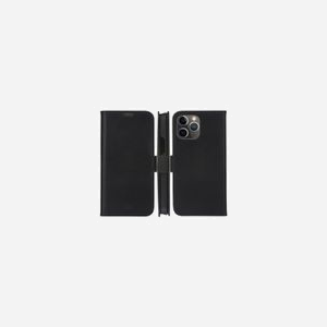 dbramante1928 Lynge Étui Portefeuille Cuir Noir pour iPhone 12/12 Pro 6.1" (15.5cm), Fermeture Magnétique, 3 Compartiments Cartes, 82x21x155mm - Miniature 3