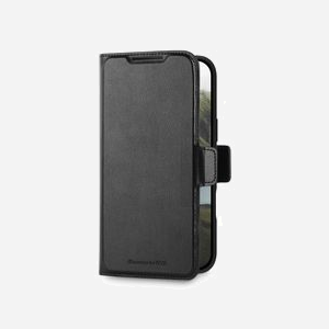 dbramante1928 Oslo Pro Folio Porte Carte Noir pour iPhone 17 Pro Max 6.7" - Simili-cuir, MagSafe, 3 Compartiments Cartes, Fermeture Magnétique - Miniature 4