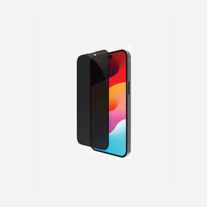 dbramante1928 ES61CL001963 : Filtre de confidentialité 15.4cm (6.06") pour Smartphone, cadre noir, verre anti-microbien, compatible iPhone 13/13 Pro/14 - Miniature 1