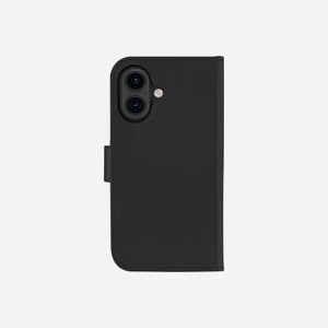 dbramante1928 Lynge Folio Noir pour iPhone 16 (6.1") - Étui en Cuir Véritable, Compatible MagSafe, 3 Compartiments Cartes, Fermeture Magnétique - Miniature 4