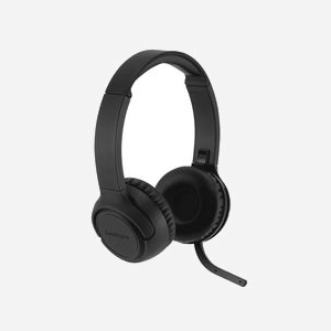 Kensington Micro-casque Supra-Aural Bluetooth 5.4 K80183WW, Suppression de Bruit, Autonomie 80h (Musique)/40h (Appel), EQ, Microphone Boom, PCR 40% - Miniature 1