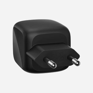 Belkin WCH019kqBK Chargeur Secteur Universel 50W 2x USB Type-C GaN Noir avec Protections Surtension, Surintensité, Surchauffe, Court-circuit - Miniature 2