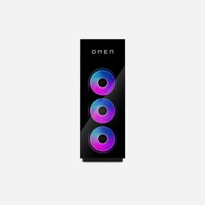 HP OMEN MAX 45L GT23-0007nf PC gaming tour AMD Ryzen 7 9800X3D 8 cœurs 16 threads 64 Go DDR5-SDRAM 4 To SSD NVIDIA GeForce RTX 5080 16 Go GDDR7 refroidissement Cryo Chamber Windows 11 Home noir - Miniature 1