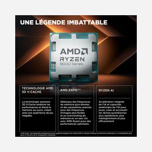 HP OMEN 35L GT16-1003nf - PC gaming tour AMD Ryzen 7 9800X3D 8 cœurs 16 threads 64 Go DDR5-SDRAM 4 To SSD NVIDIA GeForce RTX 5080 16 Go GDDR6X Windows 11 Home noir - Miniature 4