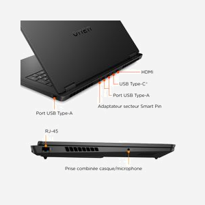 HP OMEN 17-db1034nf Copilot+ PC - AMD Ryzen AI 7 350 8 cœurs 16 threads, 43,9 cm (17,3") QHD IPS 100% sRGB, 32 Go DDR5-SDRAM, 1 To SSD, NVIDIA GeForce RTX 5070 8 Go, Wi-Fi 6 (802.11ax), Windows 11 Home, clavier RGB, noir - Miniature 5