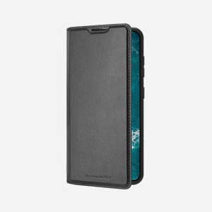 dbramante1928 Oslo Folio Noir pour Samsung Galaxy A55 5G - Écran 6.6" (16.8 cm), Simili-cuir & Plastique recyclé, Support Bureau, 1 Compartiment Carte, Résistant aux impacts. Dimensions: 83x16x165mm, 75.5g - Miniature 2