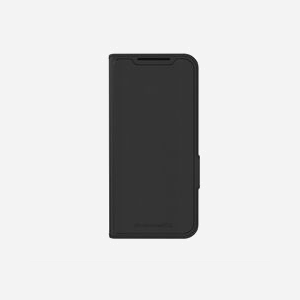 dbramante1928 Oslo Pro Folio Noir pour Google Pixel 8a (6.1") Simili-Cuir & Plastique Recyclé, 3 Cartes, Support Bureau, Fermeture Magnétique