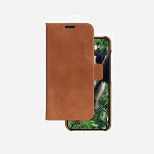 dbramante1928 Lynge Folio Cuir Marron pour Samsung Galaxy S23 (6.1") avec 3 Compartiments Cartes, Fermeture Magnétique et Protection RFID