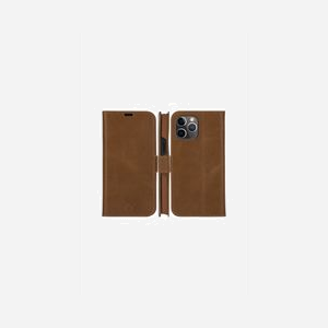 dbramante1928 Copenhagen Slim Étui Portefeuille Cuir Marron pour iPhone 13 Pro Max 6.7" - 3 Compartiments Cartes - Fermeture Magnétique - Résistant Rayures - Miniature 3